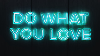 Neon sign do what you - you free wallpaper