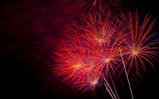 Fireworks starry sky night kimono - andries stock free wallpaper