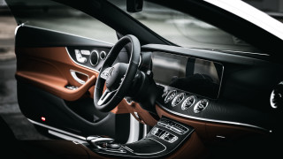 Car dashboard steeringwheel digitaldisplay dashlight - a car dashboard free wallpaper for desktop