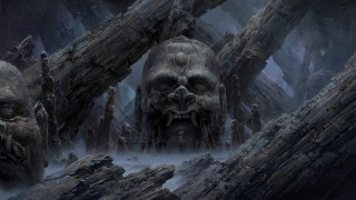 Creepy forest creature matte fantasy - christophe vacher free wallpaper for desktop