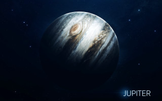 Jupiter planet urn space art - avgust černigoj free wallpaper for desktop