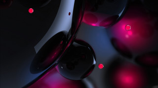 Red black balls red lights - ball free wallpaper