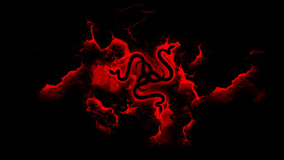 Red black snake fire glow - daarken free wallpaper
