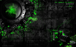 Green black clock glowing eyes - clock free wallpaper