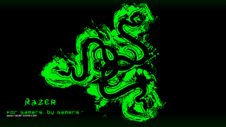 Green snake black background razer - the bottom free wallpaper for desktop