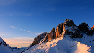 Mountain snowy top blue sky - carlo carlone free wallpaper