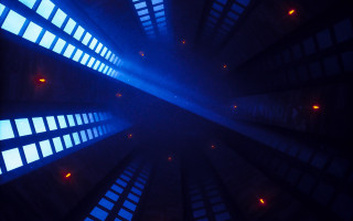 Tall building hologram cityscape night - blade runner free wallpaper