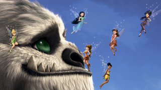Wolf face cartoon girls flying - cliff childs free wallpaper for desktop