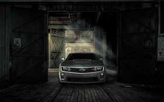 Car dark garage light hood - hood free wallpaper for desktop