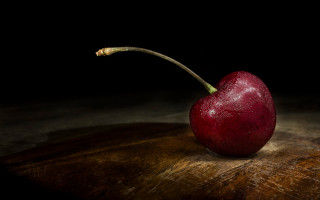 Red apple knife wooden table - a wooden table next free wallpaper for desktop