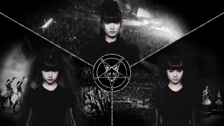 Couple people standing crowd pentagram - dark art free wallpaper for desktop
