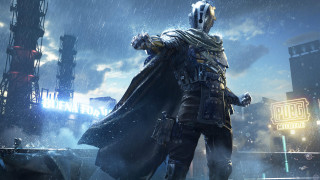 Man suit cape rainy city - the rain in a city free wallpaper