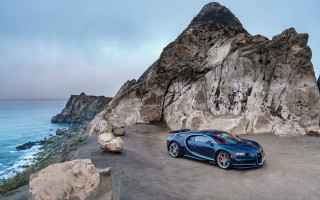 Bugatti rocky beach ocean mountain - a rocky beach next free wallpaper