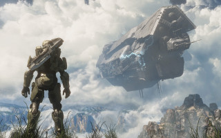 Sci fi character giant sky - fi character free wallpaper