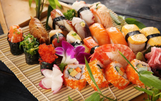 Sushi flowers plant food photography - asai chū free wallpaper for desktop