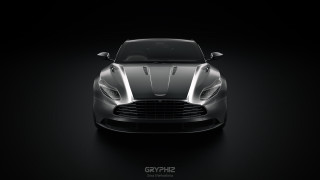 Black car white stripe hood - a black car free wallpaper