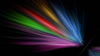 Colorful black white red green - volumetric free wallpaper