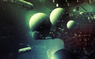 Futuristic city lights aurora android - a futuristic city free wallpaper