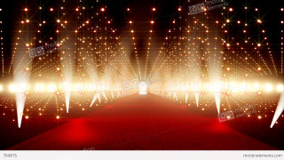 Red carpet lights digital rendering - avgust černigoj free wallpaper