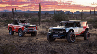 Desert trucks sunset cactus rim - eric dinyer free wallpaper
