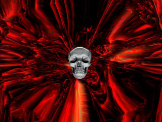 Skull red background red light - mouth free wallpaper for desktop