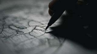 Drawing person pen paper black - a detailed drawing free wallpaper for desktop