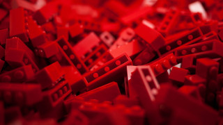 Red legos modular constructivism ambient - a pile free wallpaper