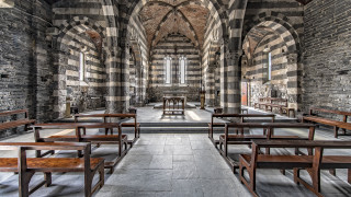 Romanesque church architecture cityscape bridge - interior free wallpaper for desktop