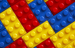 Lego closeup pattern colored red - ernő rubik free wallpaper