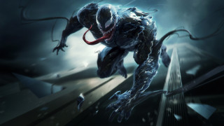 Spiderman running glowing monster open - his mouth open free wallpaper
