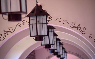 Light archway clock art deco - an art deco painting free wallpaper for desktop