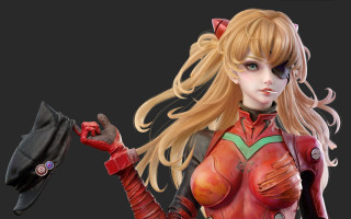 Red cat suit black bag - zbrush free wallpaper