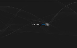 Black background blue white logo 14 - eden box free wallpaper