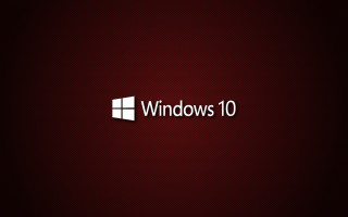 Red background windows 10 logo - the window 10 logo free wallpaper