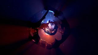 Colorful object black background red - shining free wallpaper