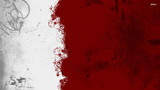 Red white wall black white - modern european ink painting free wallpaper for desktop
