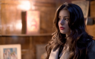 Woman long hair black jacket 15 - movie still frame free wallpaper for desktop