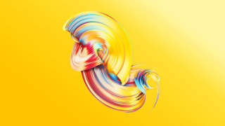 Colorful abstract background blue yellow 3 - abstract brush stroke free wallpaper for desktop