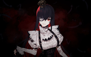 Gothic victorian woman crown black - a black necklace free wallpaper