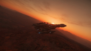 Sci fi fighter jet mountain - over a mountain free wallpaper