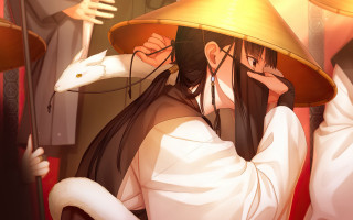 Woman hat snake emperor huizong - emperor huizong of song free wallpaper