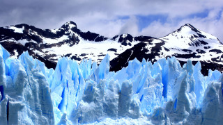 Glacier mountain sky clouds ice - emiliano ponzi free wallpaper