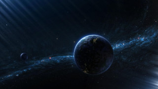 Blue planet star bright light - a blue planet free wallpaper