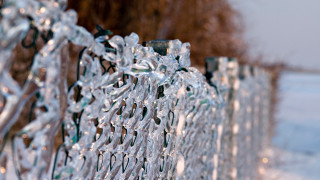 Fence ice snow christmas blurry - mesh wire free wallpaper for desktop