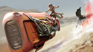 Man riding red car desert - clint cearley free wallpaper