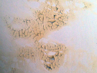 White wall cracks clock time - clyfford still free wallpaper