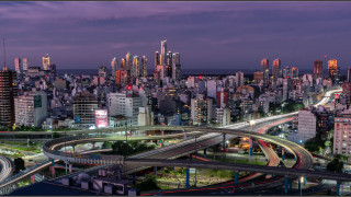 Tokyo night cityscape bridge ferris 2 - eduardo lefebvre scovell free wallpaper
