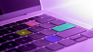 Laptop keyboard colorful pad purple - affinity photo free wallpaper for desktop