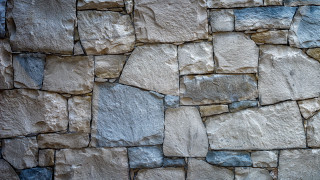 Stone wall clock 125 goldsworthy - deconstructivism free wallpaper