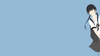 Woman backpack standing air minimalist - her hand behind her back free wallpaper